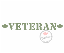 Veteran Maple Leaf Premium Vinyl Decal / Sticker