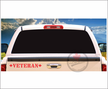 Veteran Maple Leaf Premium Vinyl Decal / Sticker
