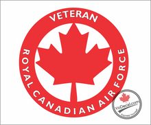 'Veteran Royal Canadian Air Force' Premium Vinyl Decal