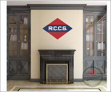 'Canadian 1st Corps RCCS Signals' WWII Shoulder Flash Premium Vinyl Decal / Sticker