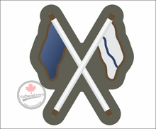 'Canadian RCCS Signals Trade Badge' WWII Premium Vinyl Decal / Sticker