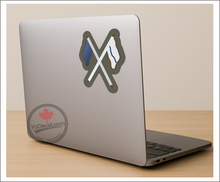 'Canadian RCCS Signals Trade Badge' WWII Premium Vinyl Decal / Sticker