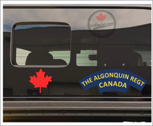 'Algonquin Regiment' WWII Shoulder Flash' Premium Vinyl Decal / Sticker