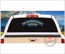 'Algonquin Regiment' WWII Shoulder Flash' Premium Vinyl Decal / Sticker