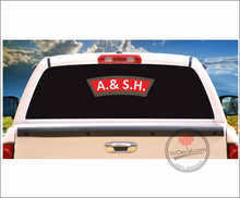 'Argyll & Sutherland Highlanders Condensed' WWII Shoulder Flash' Premium Vinyl Decal / Sticker