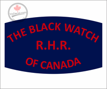 Black Watch WWII Shoulder Flash' Premium Vinyl Decal / Sticker