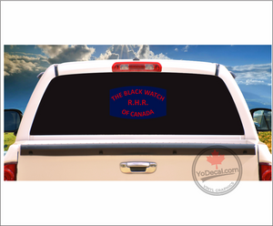 Black Watch WWII Shoulder Flash' Premium Vinyl Decal / Sticker