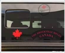 'Brockville Rifles' WWII Shoulder Flash Premium Vinyl Decal / Sticker