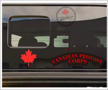 Canadian Provost Corps WWII Shoulder Flash' Premium Vinyl Decal / Sticker