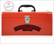 Canadian Provost Corps WWII Shoulder Flash' Premium Vinyl Decal / Sticker