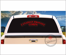 Canadian Provost Corps WWII Shoulder Flash' Premium Vinyl Decal / Sticker