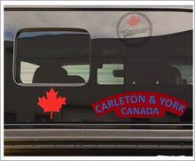 Carleton & York Regiment WWII Shoulder Flash' Premium Vinyl Decal / Sticker