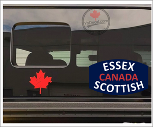 Essex Scottish WWII Shoulder Flash' Premium Vinyl Decal / Sticker