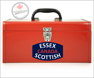 Essex Scottish WWII Shoulder Flash' Premium Vinyl Decal / Sticker