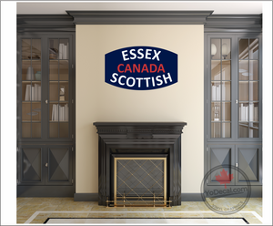 Essex Scottish WWII Shoulder Flash' Premium Vinyl Decal / Sticker