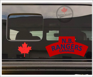 NB Rangers WWII Shoulder Flash' Premium Vinyl Decal / Sticker