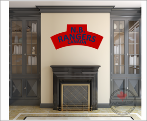 NB Rangers WWII Shoulder Flash' Premium Vinyl Decal / Sticker