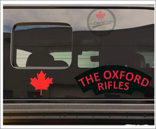 Oxford Rifles WWII Shoulder Flash' Premium Vinyl Decal / Sticker