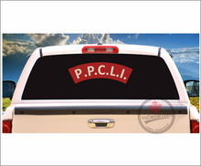 'Princess Patricia's Canadian Light Infantry' WWII Shoulder Flash' Premium Vinyl Decal / Sticker