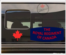 The Royal Regiment of Canada WWII Shoulder Flash' Premium Vinyl Decal / Sticker