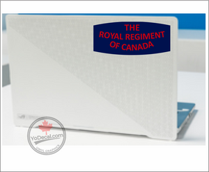 The Royal Regiment of Canada WWII Shoulder Flash' Premium Vinyl Decal / Sticker