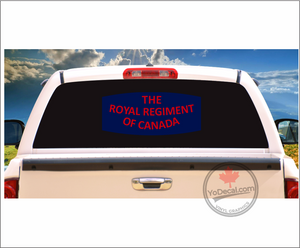 The Royal Regiment of Canada WWII Shoulder Flash' Premium Vinyl Decal / Sticker