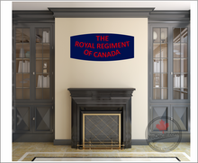 The Royal Regiment of Canada WWII Shoulder Flash' Premium Vinyl Decal / Sticker