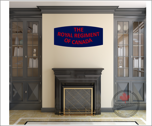 The Royal Regiment of Canada WWII Shoulder Flash' Premium Vinyl Decal / Sticker