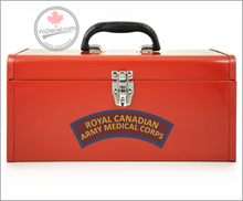 'Royal Canadian Army Medical Corps' WWII Shoulder Flash' Premium Vinyl Decal / Sticker