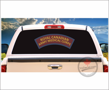 'Royal Canadian Army Medical Corps' WWII Shoulder Flash' Premium Vinyl Decal / Sticker