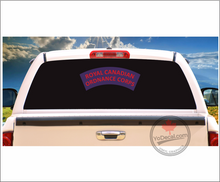 'Royal Canadian Ordnance Corps' WWII Shoulder Flash' Premium Vinyl Decal / Sticker