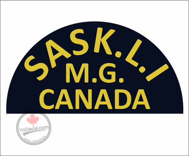 Saskatoon Light Infantry WWII Shoulder Flash' Premium Vinyl Decal / Sticker