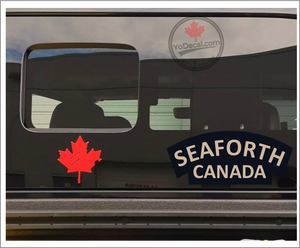 Seaforth Highlanders Canada WWII Shoulder Flash' Premium Vinyl Decal / Sticker