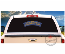 'Royal Canadian Army Service Corps' WWII Shoulder Flash' Premium Vinyl Decal / Sticker