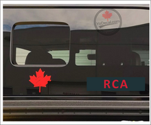 'Royal Canadian Artillery' WWII Shoulder Flash' Premium Vinyl Decal / Sticker