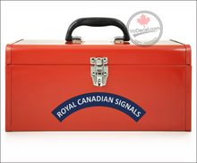 'Royal Canadian Signals' WWII Shoulder Flash Premium Vinyl Decal / Sticker