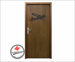 '4U2P Cessna Washroom' Premium Vinyl Decal / Sticker