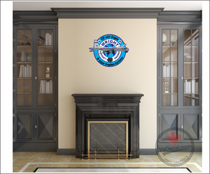 'Wright Aircraft Engines CP-107 Argus R-3350 Duplex Cyclone' Premium Vinyl Decal Sticker