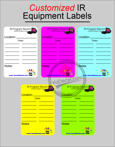 Customizable Waterproof Panel Labels for Infrared (IR) Thermal Imaging