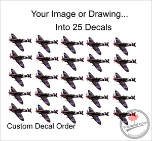 'Custom Order - Your Design' Premium Vinyl Decal / Sticker