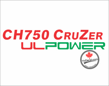 'CH 750 CRUZER UL POWER (PAIR)' Premium Vinyl Decal Sticker