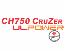 'CH 750 CRUZER UL POWER (PAIR)' Premium Vinyl Decal Sticker