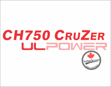 'CH 750 CRUZER UL POWER (PAIR)' Premium Vinyl Decal Sticker