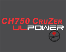 'CH 750 CRUZER UL POWER (PAIR)' Premium Vinyl Decal Sticker