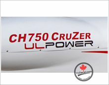 'CH 750 CRUZER UL POWER (PAIR)' Premium Vinyl Decal Sticker