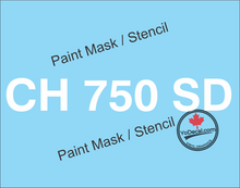 'CH 750 SD (PAIR)' Premium Vinyl Decal Sticker