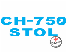 'CH-750 STOL (PAIR)' Premium Vinyl Decal Sticker