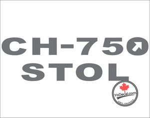 'CH-750 STOL (PAIR)' Premium Vinyl Decal Sticker