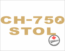 'CH-750 STOL (PAIR)' Premium Vinyl Decal Sticker