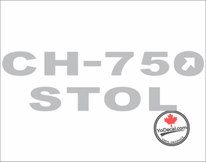 'CH-750 STOL (PAIR)' Premium Vinyl Decal Sticker